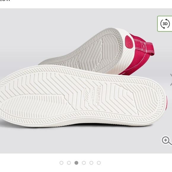 Cariuma Pantone Red Canvas Sneakers - Picture 3 of 11